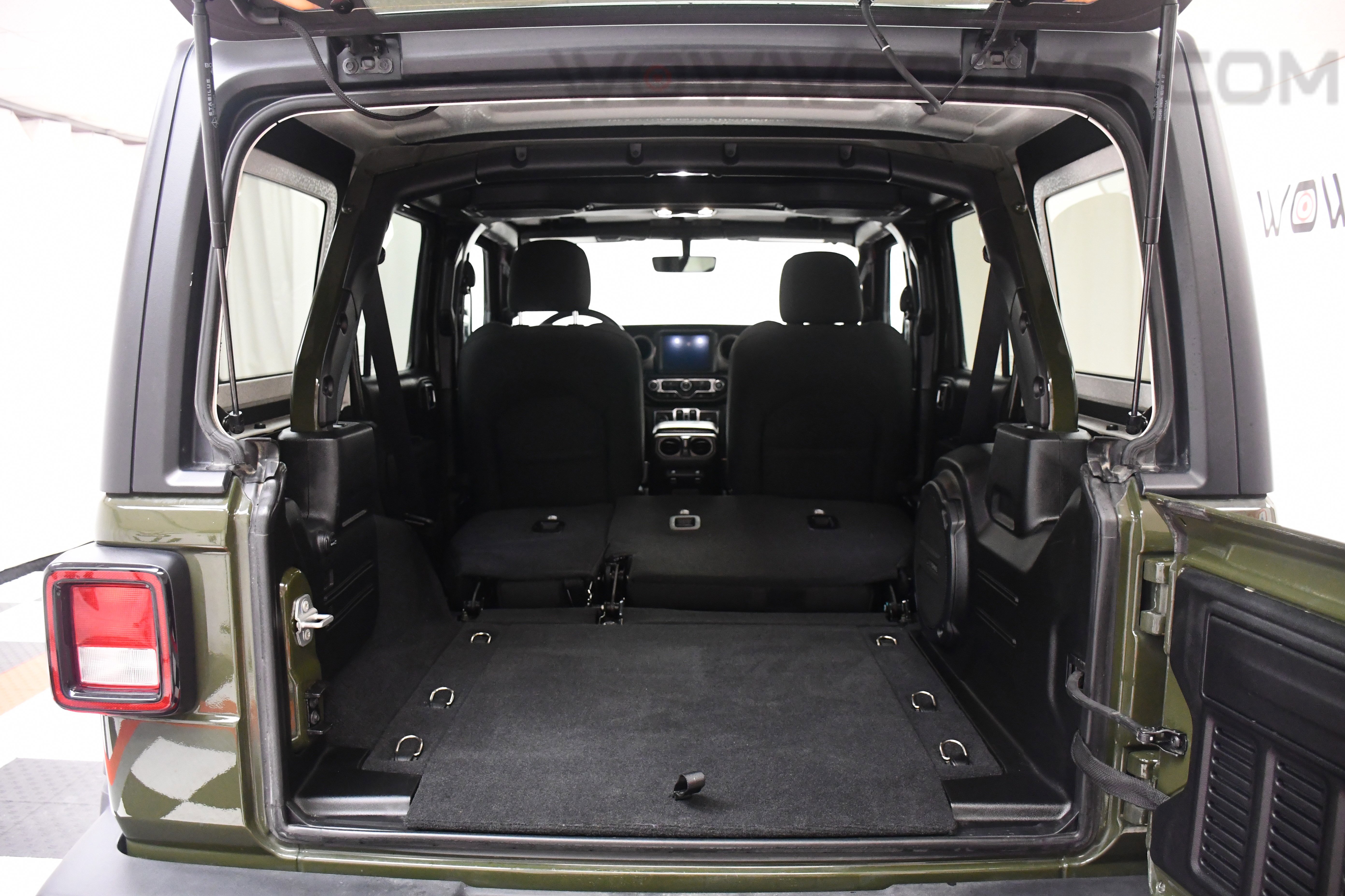 Leder kofferraum matte cargo-liner für jeep wrangler 2018 2019