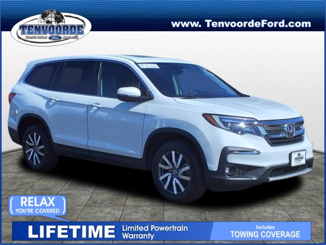 Used 2021 Honda Pilot EX-L with VIN 5FNYF6H58MB035199 for sale in Saint Cloud, Minnesota