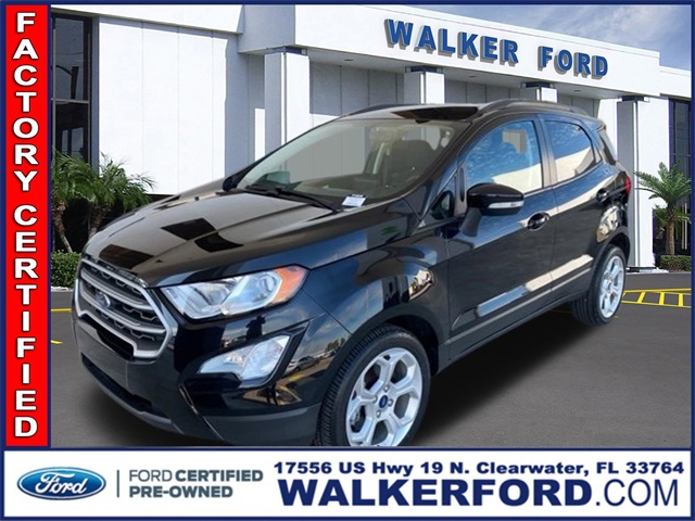 Certified 2021 Ford EcoSport SE with VIN MAJ3S2GE8MC408020 for sale in Clearwater, FL