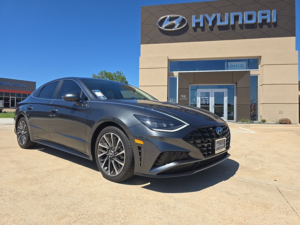 Used 2022 Hyundai Sonata Limited with VIN KMHL34J22NA210317 for sale in Brenham, TX