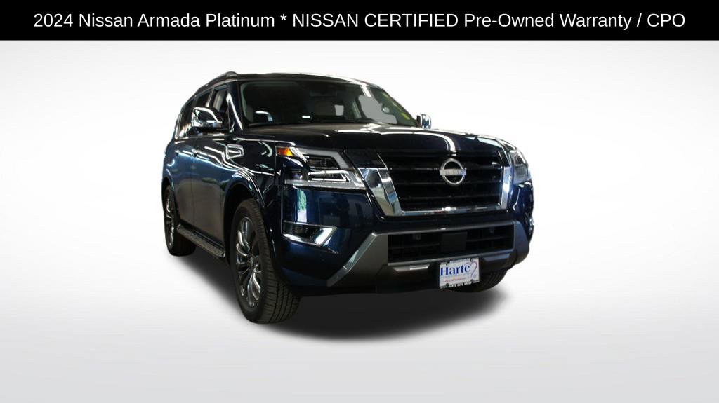 Certified 2024 Nissan Armada Platinum with VIN JN8AY2CD1R9705443 for sale in West Haven, CT