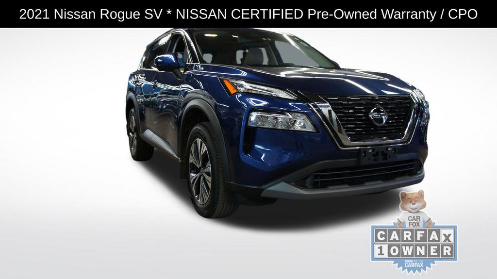 Certified 2021 Nissan Rogue SV with VIN 5N1AT3BB1MC784815 for sale in West Haven, CT