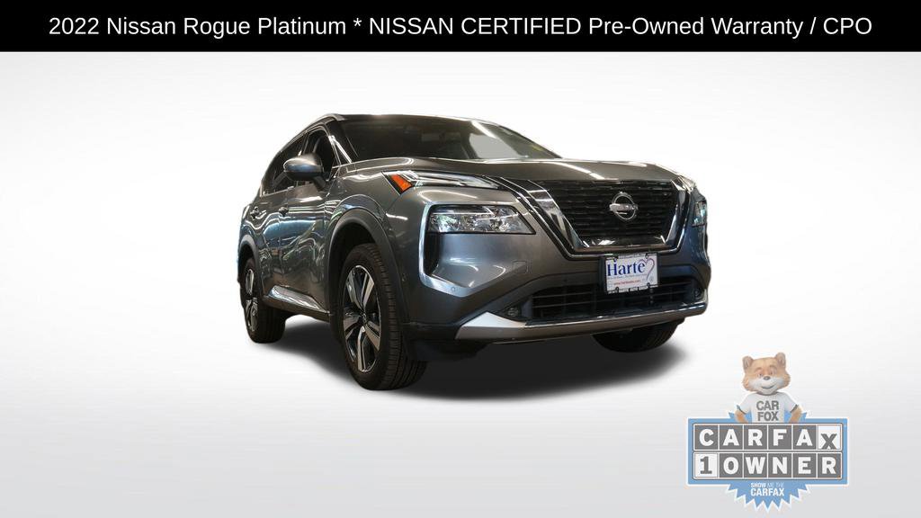 Certified 2022 Nissan Rogue Platinum with VIN JN8BT3DD2NW271732 for sale in West Haven, CT