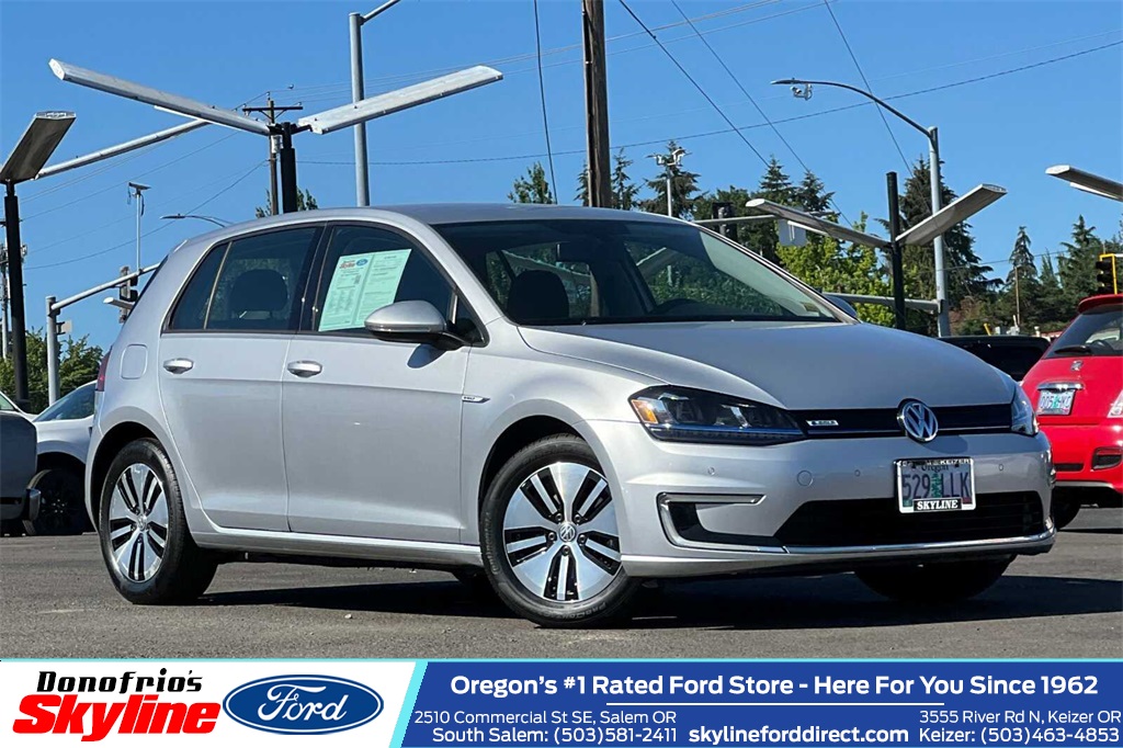 Used 2015 Volkswagen e-Golf e-Golf SEL Premium with VIN WVWPP7AU3FW909330 for sale in Salem, OR