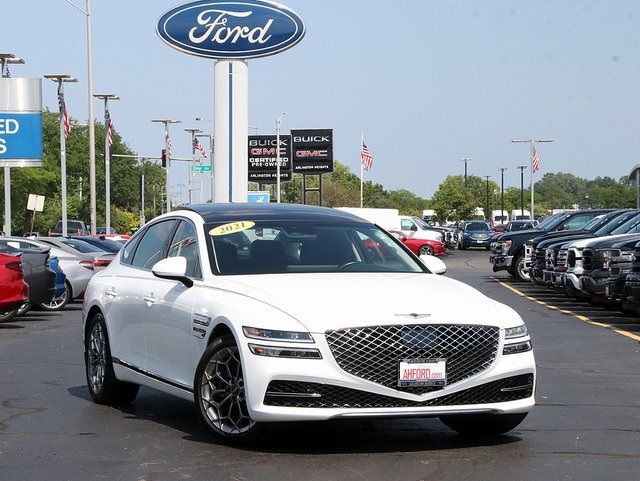 Used 2021 GENESIS G80 Base with VIN KMTGB4SC1MU046427 for sale in Arlington Heights, IL