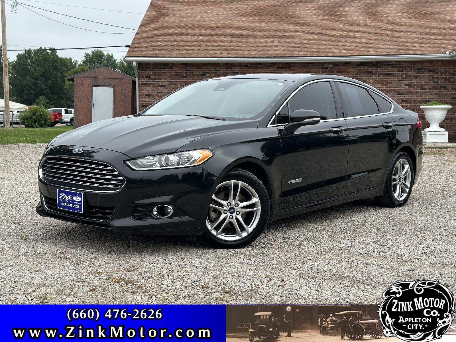 Used 2015 Ford Fusion Hybrid Titanium with VIN 3FA6P0RU6FR194298 for sale in Kansas City