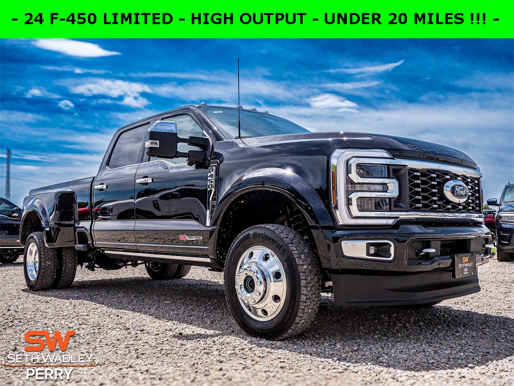 Used 2024 Ford F-450 Super Duty Limited with VIN 1FT8W4DM1RED93268 for sale in Perry, OK