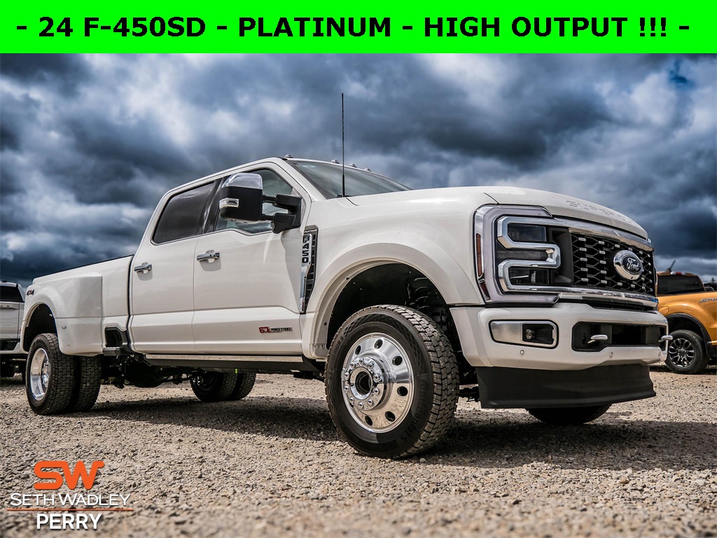 Used 2024 Ford F-450 Super Duty Platinum with VIN 1FT8W4DM9RED65489 for sale in Perry, OK