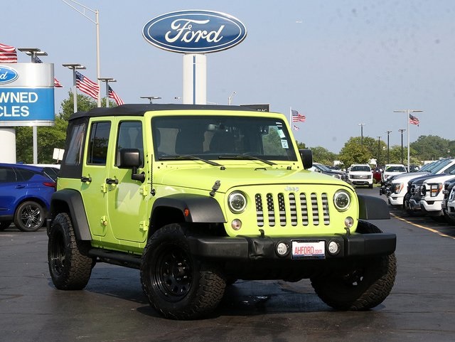 Used 2016 Jeep Wrangler Unlimited Sport S with VIN 1C4BJWDG1GL277457 for sale in Arlington Heights, IL