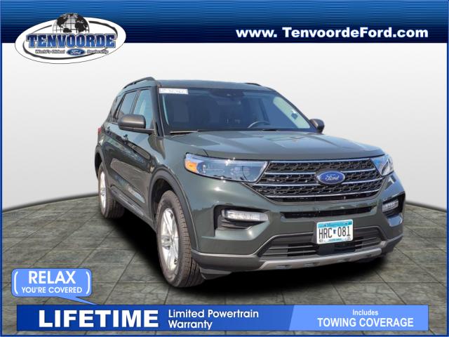 Used 2022 Ford Explorer XLT with VIN 1FMSK8DH8NGA12439 for sale in Saint Cloud, MN