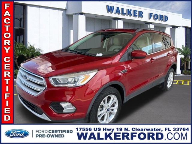 Certified 2018 Ford Escape SEL with VIN 1FMCU9HD0JUB96394 for sale in Clearwater, FL