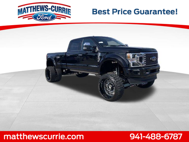 Used 2022 Ford F-450 Super Duty Platinum with VIN 1FT8W4DTXNEF76105 for sale in Englewood, FL