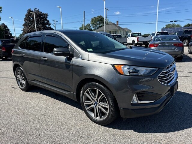 Used 2020 Ford Edge Titanium with VIN 2FMPK4K97LBA75241 for sale in Seekonk, MA