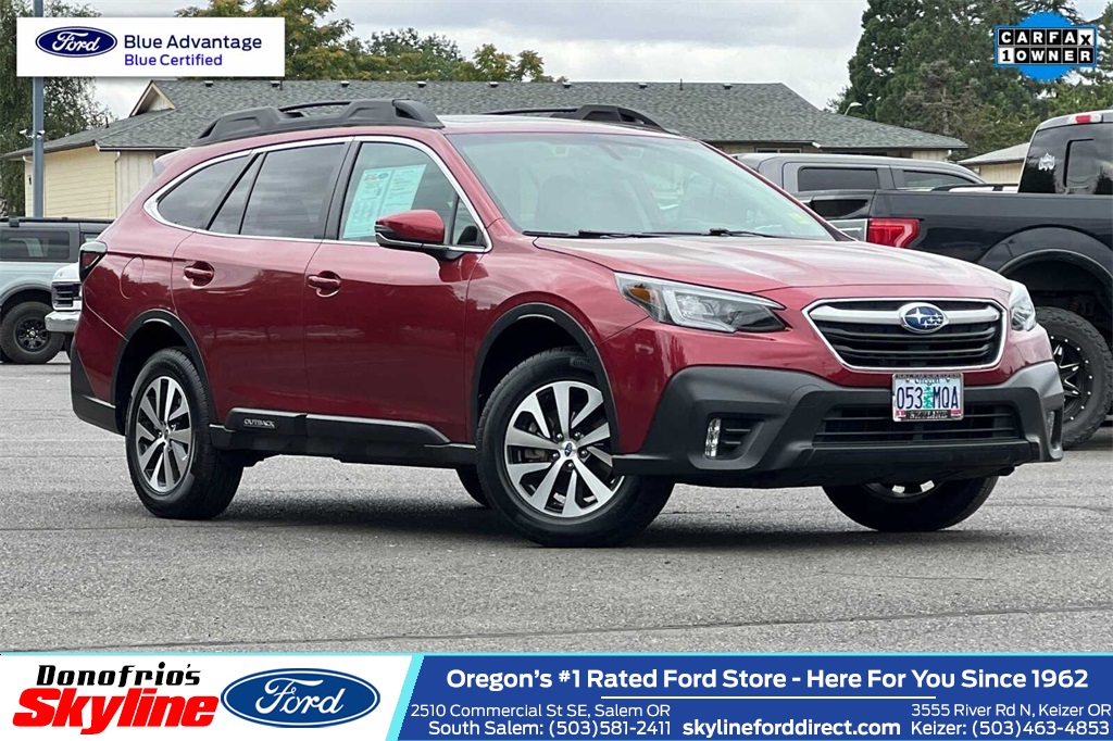 Certified 2020 Subaru Outback Premium with VIN 4S4BTAEC7L3252397 for sale in Salem, OR