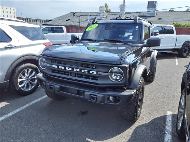 Used 2022 Ford Bronco 2-Door Black Diamond with VIN 1FMDE5AH7NLB27625 for sale in Beaverton, OR