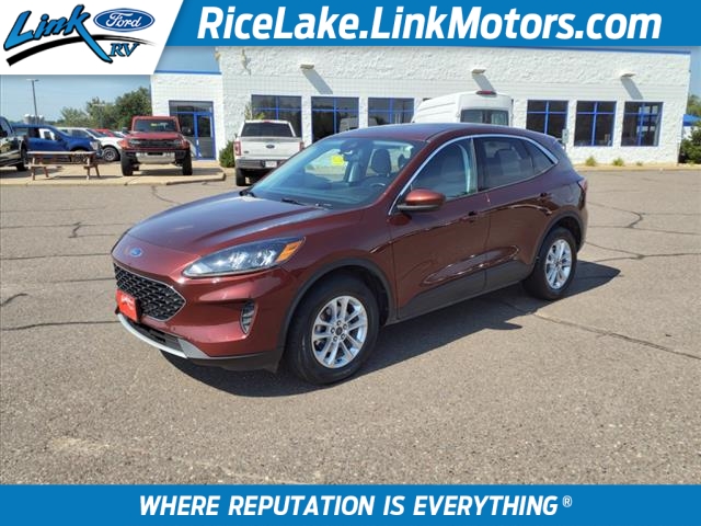 Used 2021 Ford Escape SE with VIN 1FMCU9G62MUA94800 for sale in Rice Lake, WI