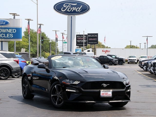 Used 2018 Ford Mustang EcoBoost with VIN 1FATP8UH0J5116249 for sale in Arlington Heights, IL