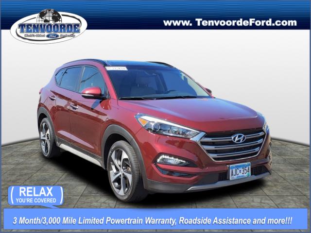 Used 2018 Hyundai Tucson Limited with VIN KM8J3CA26JU621021 for sale in Saint Cloud, Minnesota