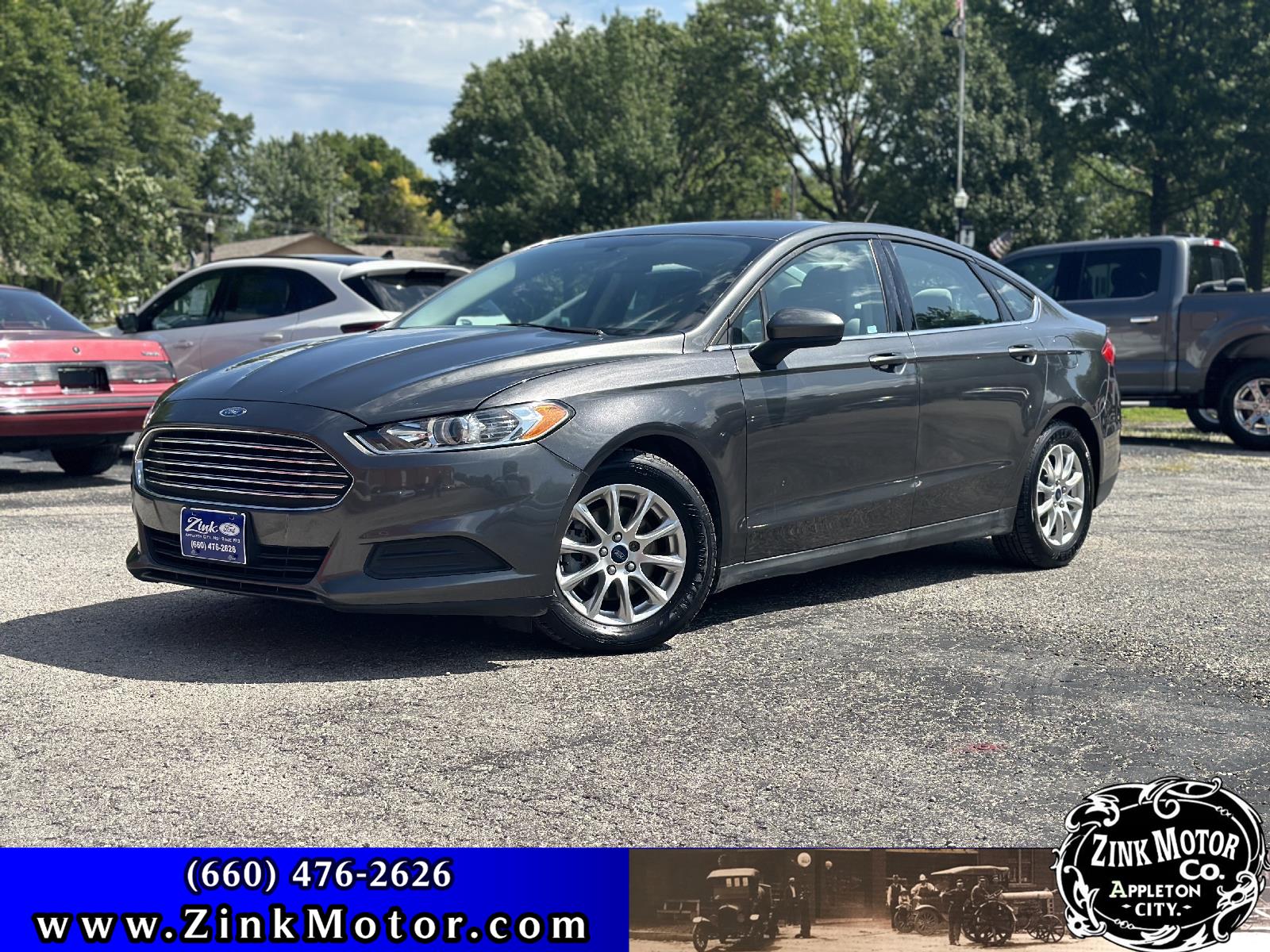 Used 2015 Ford Fusion S with VIN 3FA6P0G78FR295372 for sale in Appleton City, MO