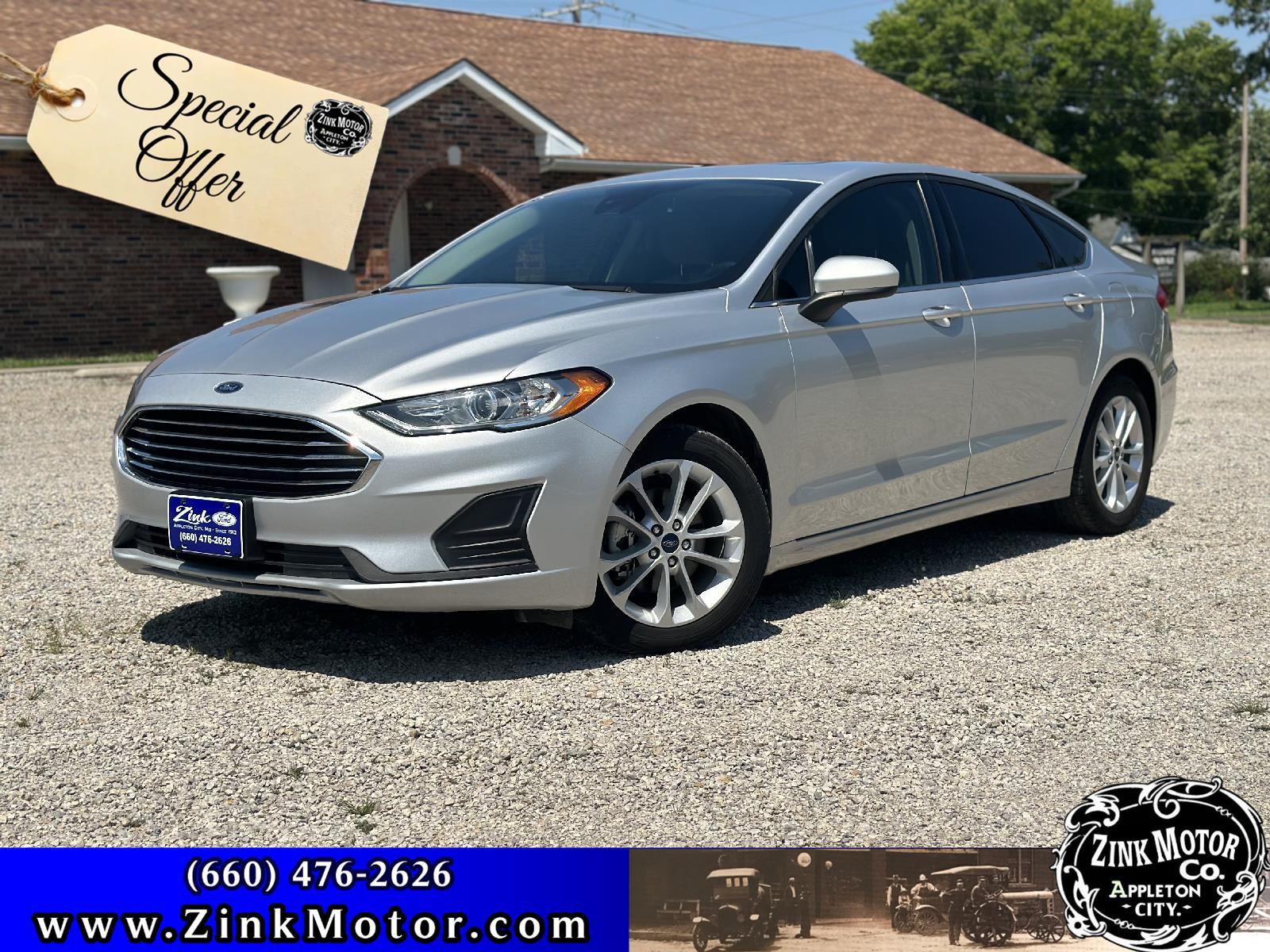 Used 2019 Ford Fusion SE with VIN 3FA6P0HD7KR177747 for sale in Appleton City, MO