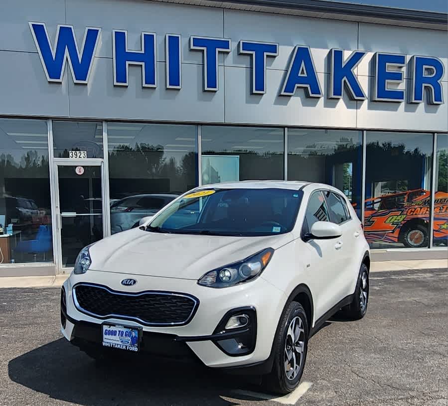 Used 2021 Kia Sportage LX with VIN KNDPMCACXM7931745 for sale in Williamson, NY