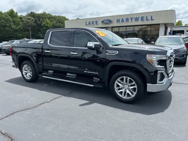 Used 2021 GMC Sierra 1500 SLT with VIN 1GTU9DED5MZ256582 for sale in Royston, GA