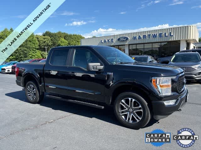 Used 2022 Ford F-150 XL with VIN 1FTEW1EP5NFB58869 for sale in Royston, GA