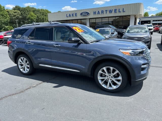 Used 2021 Ford Explorer Platinum with VIN 1FM5K8HC9MGB99250 for sale in Royston, GA