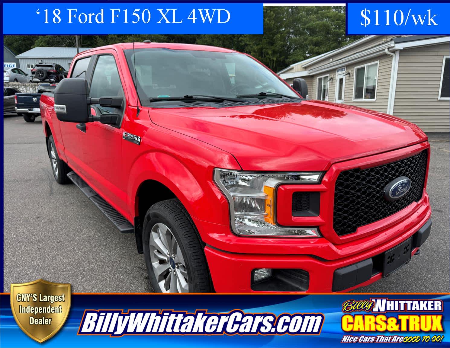 Used 2018 Ford F-150 XL with VIN 1FTFW1EG1JFE34074 for sale in Central Square, NY