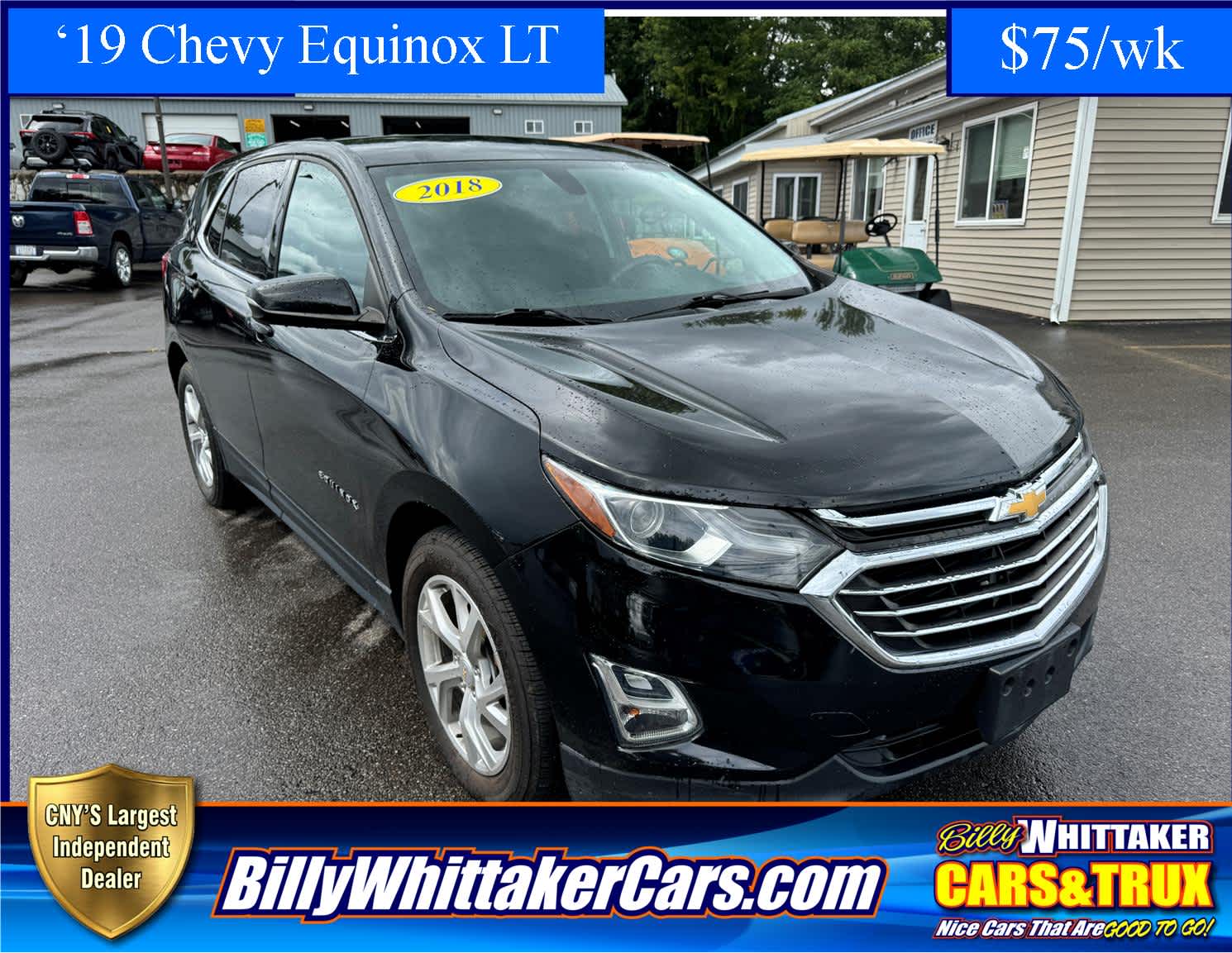 Used 2018 Chevrolet Equinox LT with VIN 2GNAXKEX9J6139299 for sale in Central Square, NY