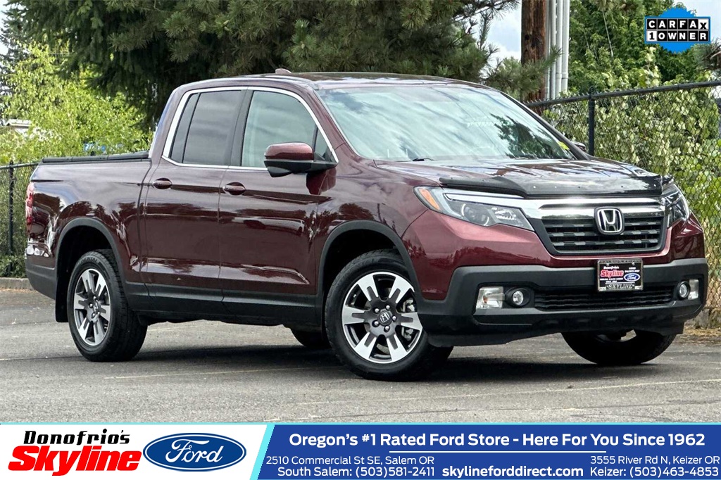 Used 2019 Honda Ridgeline RTL-T with VIN 5FPYK3F66KB035597 for sale in Salem, OR