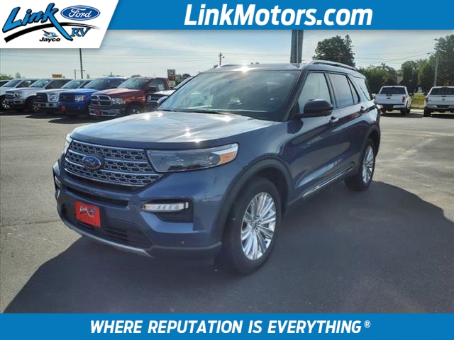 Used 2021 Ford Explorer Limited with VIN 1FMSK8FH3MGA24221 for sale in Minong, WI