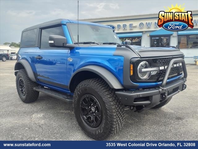 Certified 2023 Ford Bronco 2-Door Wildtrak with VIN 1FMDE5CP1PLC04321 for sale in Orlando, FL