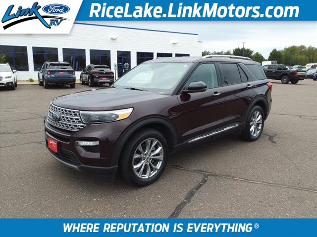 Used 2023 Ford Explorer Limited with VIN 1FMSK8FH9PGA60161 for sale in Rice Lake, WI