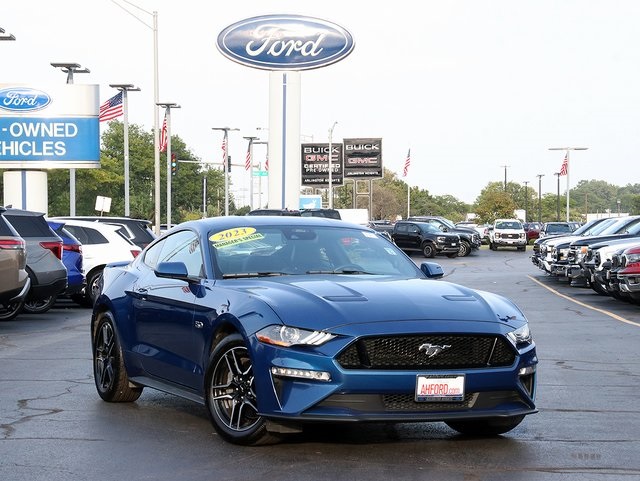 Used 2023 Ford Mustang GT Premium with VIN 1FA6P8CF2P5305071 for sale in Arlington Heights, IL