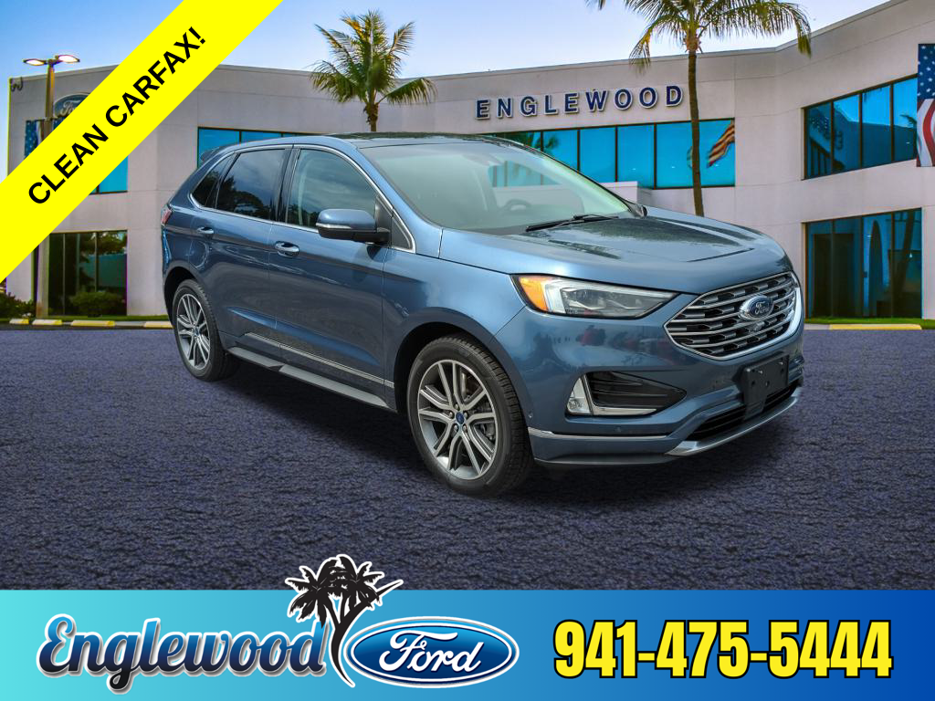 Used 2019 Ford Edge Titanium with VIN 2FMPK4K9XKBB47337 for sale in Englewood, FL