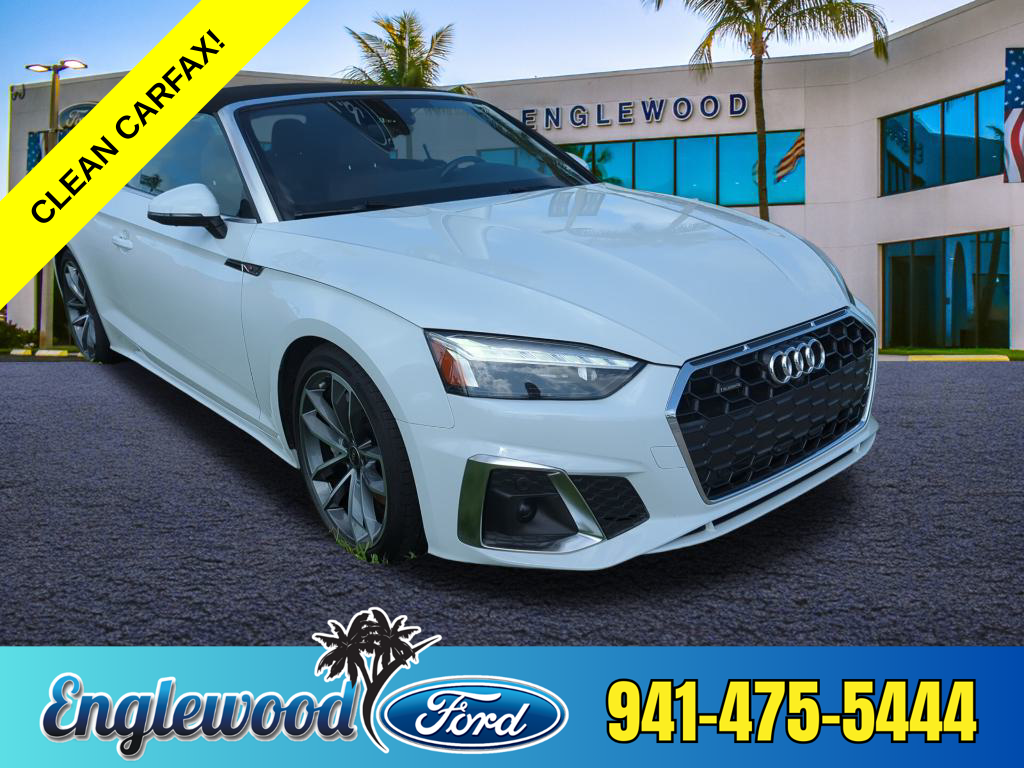 Used 2023 Audi A5 Cabriolet Premium Plus with VIN WAU4AGF53PN002796 for sale in Englewood, FL