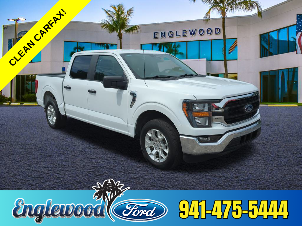 Used 2023 Ford F-150 XLT with VIN 1FTEW1C80PKD69757 for sale in Englewood, FL