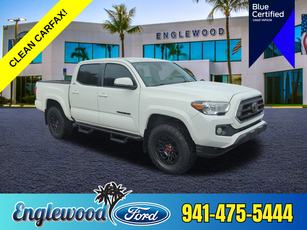 Certified 2022 Toyota Tacoma SR5 with VIN 3TMAZ5CN6NM170771 for sale in Englewood, FL