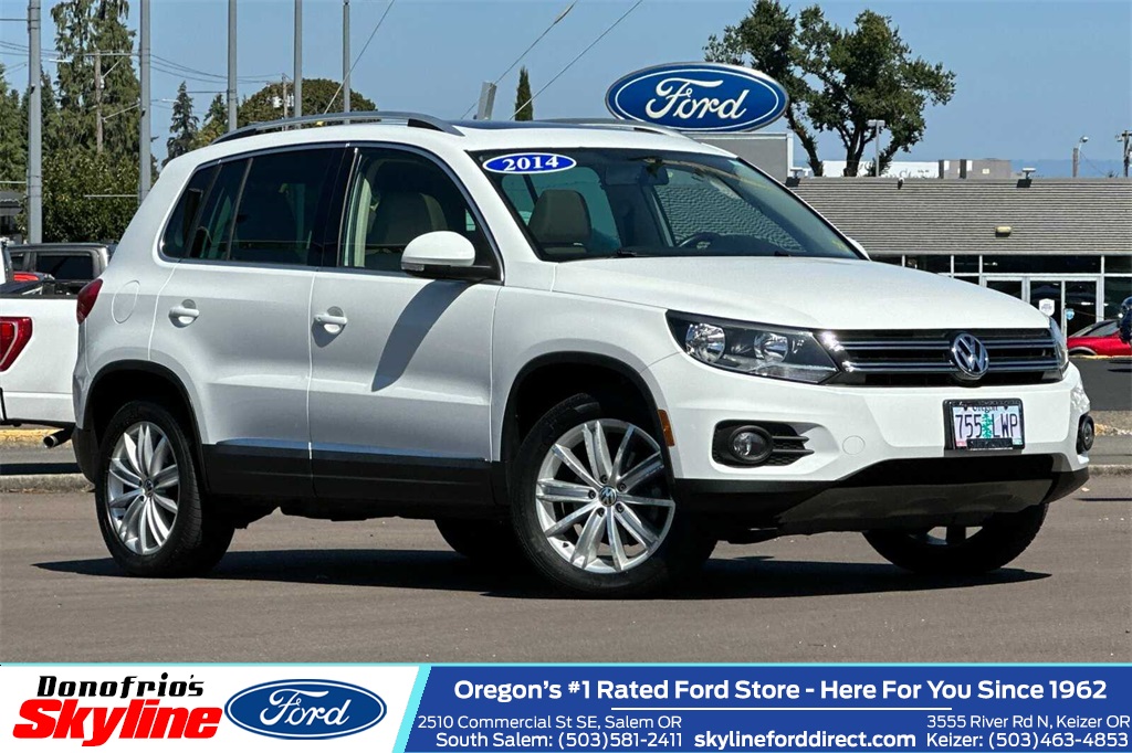 Used 2014 Volkswagen Tiguan SEL with VIN WVGBV3AX3EW557881 for sale in Salem, OR