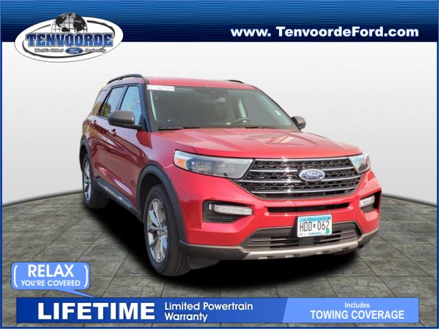 Used 2021 Ford Explorer XLT with VIN 1FMSK8DH9MGA71918 for sale in Saint Cloud, MN