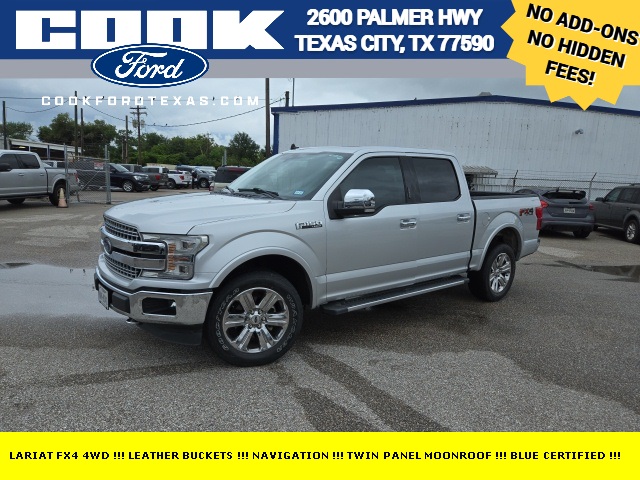 Certified 2019 Ford F-150 Lariat with VIN 1FTEW1E45KKE13092 for sale in Texas City, TX