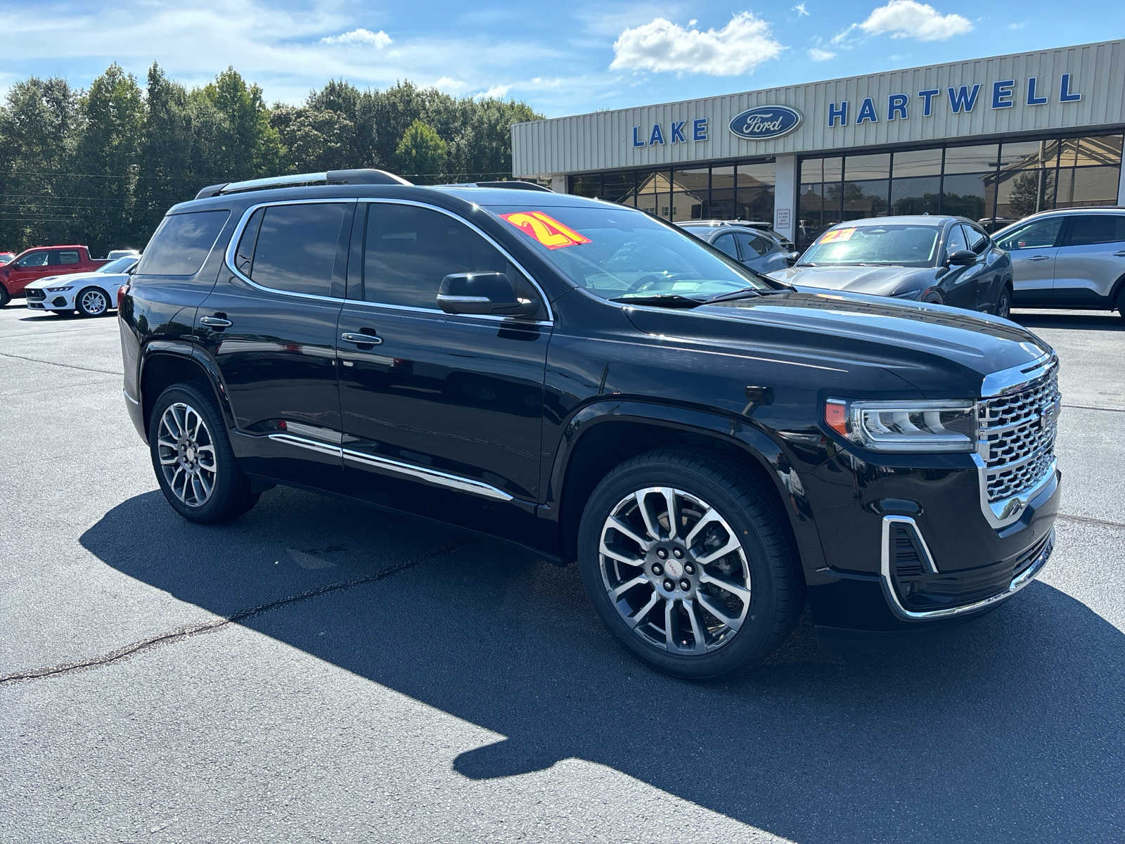 Used 2021 GMC Acadia Denali with VIN 1GKKNPLS5MZ121807 for sale in Royston, GA