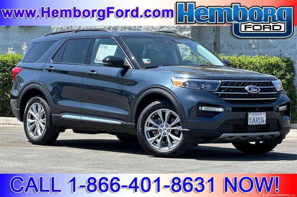 Used 2023 Ford Explorer XLT with VIN 1FMSK8DH0PGB92423 for sale in Norco, CA