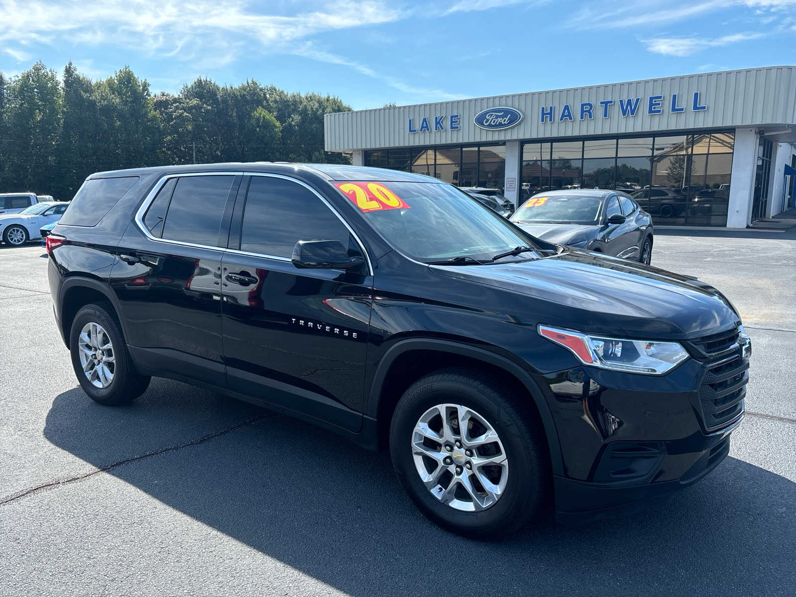 Used 2020 Chevrolet Traverse LS with VIN 1GNERFKW6LJ289388 for sale in Royston, GA