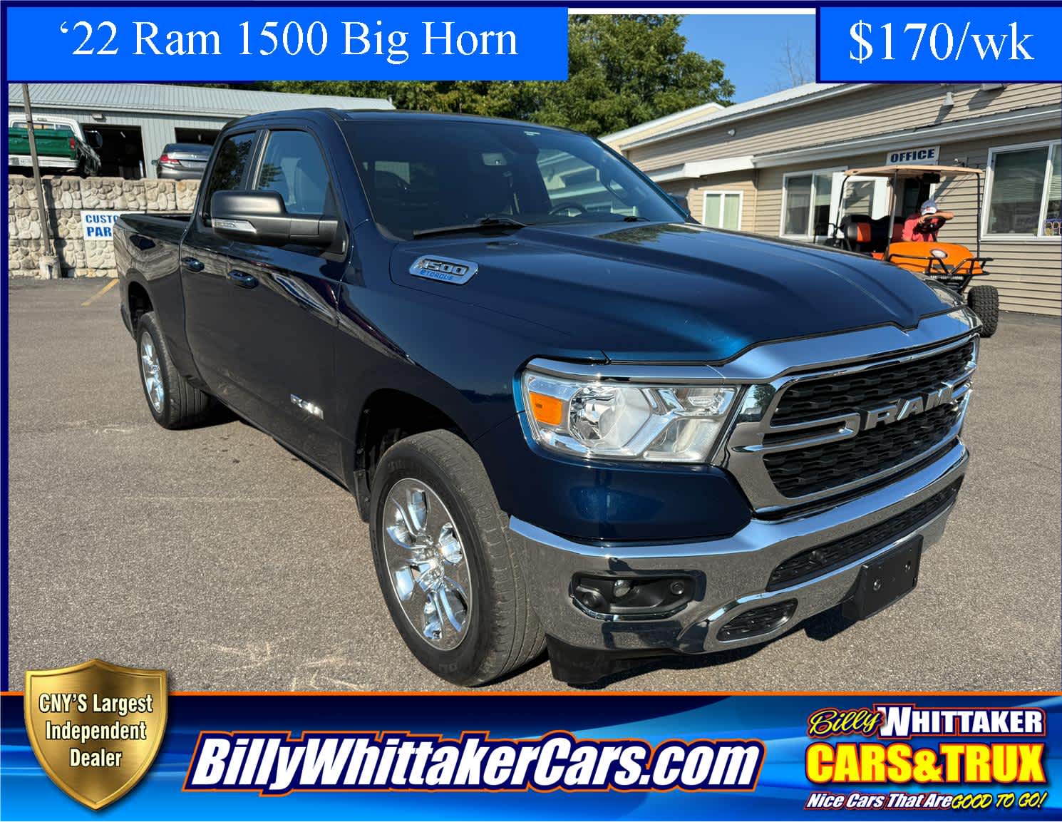 2022 RAM 1500 BIG Horn 4X4 Quad Cab 64 Box