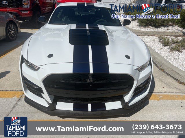 Certified 2020 Ford Mustang Shelby GT500 with VIN 1FA6P8SJ2L5502323 for sale in Naples, FL