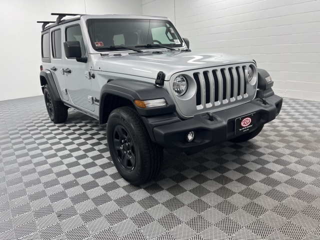 Used 2023 Jeep Wrangler 4-Door Sport with VIN 1C4HJXDG7PW619475 for sale in Cranston, RI