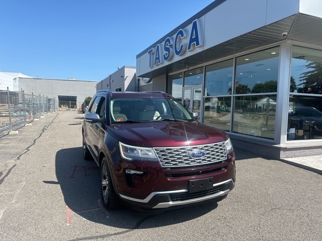 Used 2019 Ford Explorer Platinum with VIN 1FM5K8HT9KGA01618 for sale in Seekonk, MA