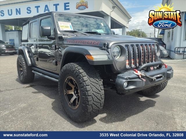 Certified 2018 Jeep All-New Wrangler Unlimited Rubicon with VIN 1C4HJXFG6JW260446 for sale in Orlando, FL